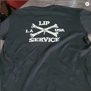 Lip Service - T-shirt (L, logo on back)